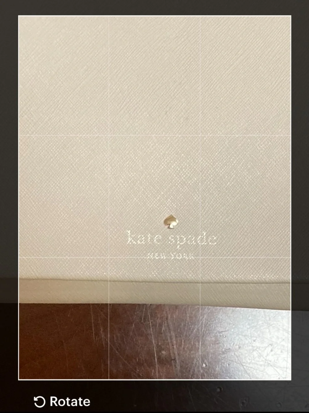 kate spade Cream Crossbody Wallet